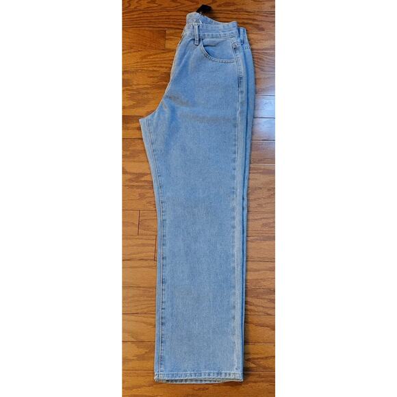 Nv Felix Jeans Light Blue Denim Women Size XL NWT High Rise W32 L31 - Picture 5 of 12